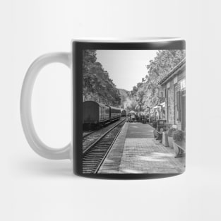 Picturesque railway station, Norfolk, UK Mug